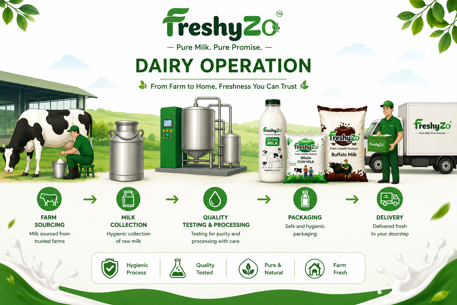 Freshyzo dairy team